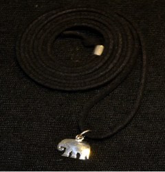 Ciondolo elefante in argento